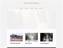 Tablet Screenshot of poweroverdivorce.com